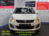 White 2016 Suzuki Swift 1.2 SZ2 Hatchback 5dr Euro 6 ULEZ 94 ps Petrol Manual in Top Right Car Centre