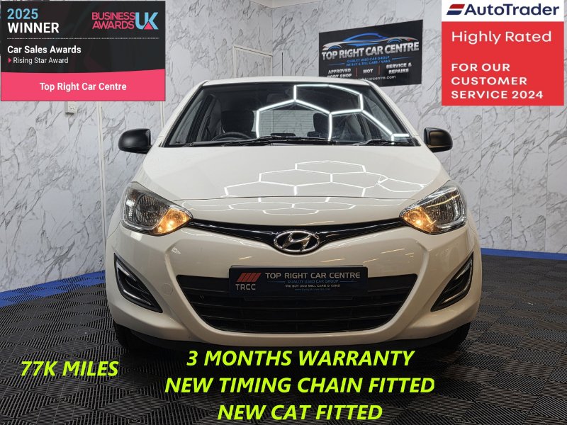 2013 Hyundai i20 Hatchback 1.2 Classic Hatchback 3dr ULEZ Petrol Manual 85 bhp